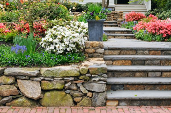 Stone Stairs Repair in San Rafael