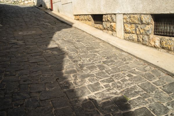 Stone Sidewalk Repair in San Rafael